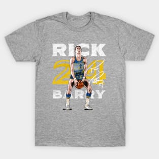 Rick Barry Golden State Free Throw T-Shirt